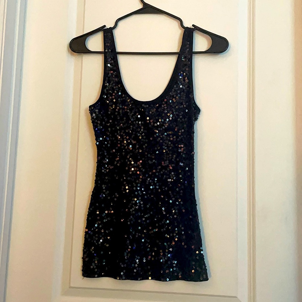 Express Sequin Tank Top